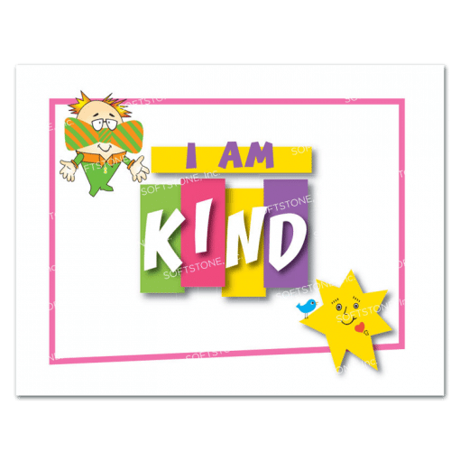 Affirmation Poster, I Am Kind