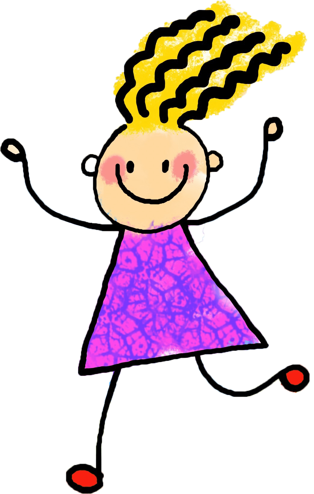 Running Girl Cartoon - SoftStone, Inc. | EQ for Children